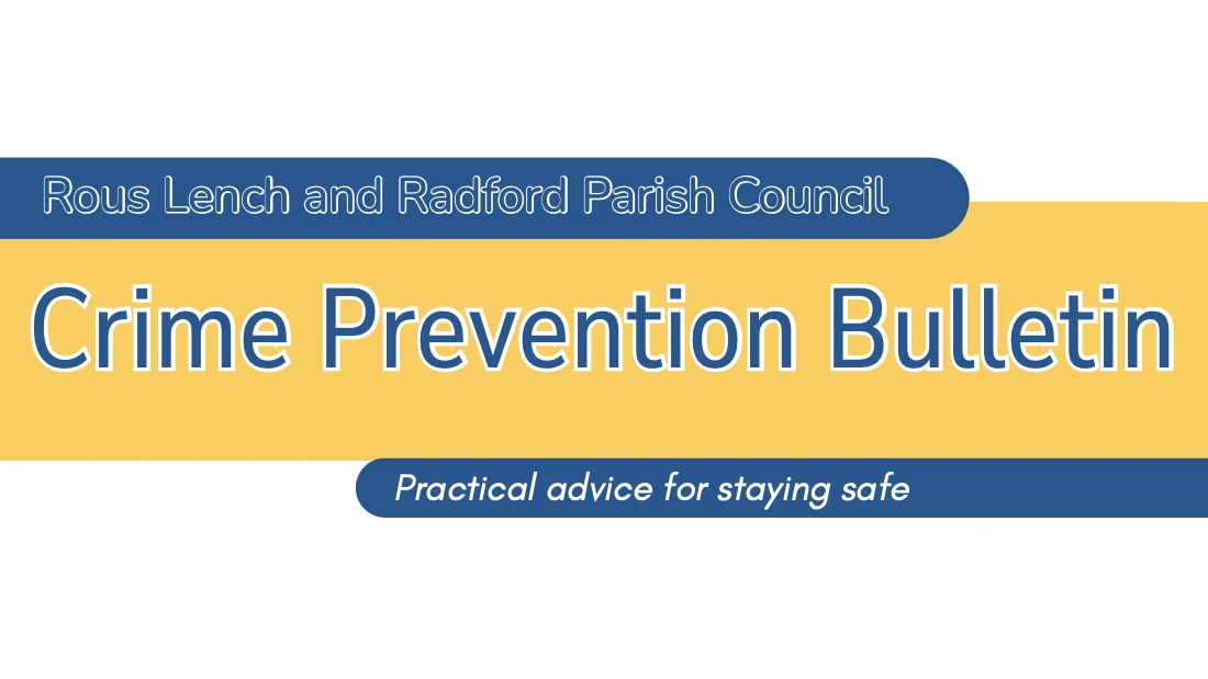 Keeping Rous Lench Safe - spring 2026 crime prevention bulletin, page 1